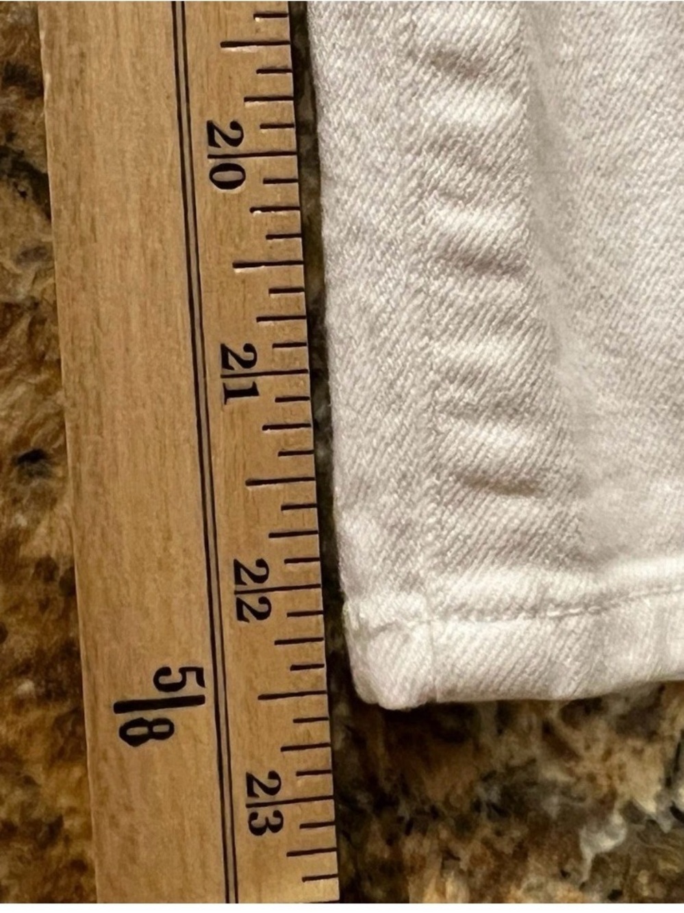 White Cropped Straight-Leg Jeans - Picture 14 of 16